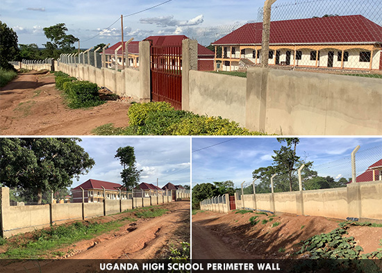 High School Perimeter Wall